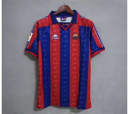 Barcelona 96/97 Home Red&Blue Soccer Jersey